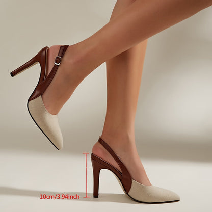 Amaya | Zapatos de tacón con punta abierta