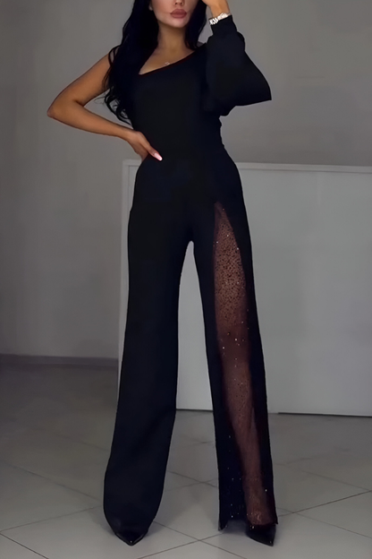Léonie | Mono con perneras anchas