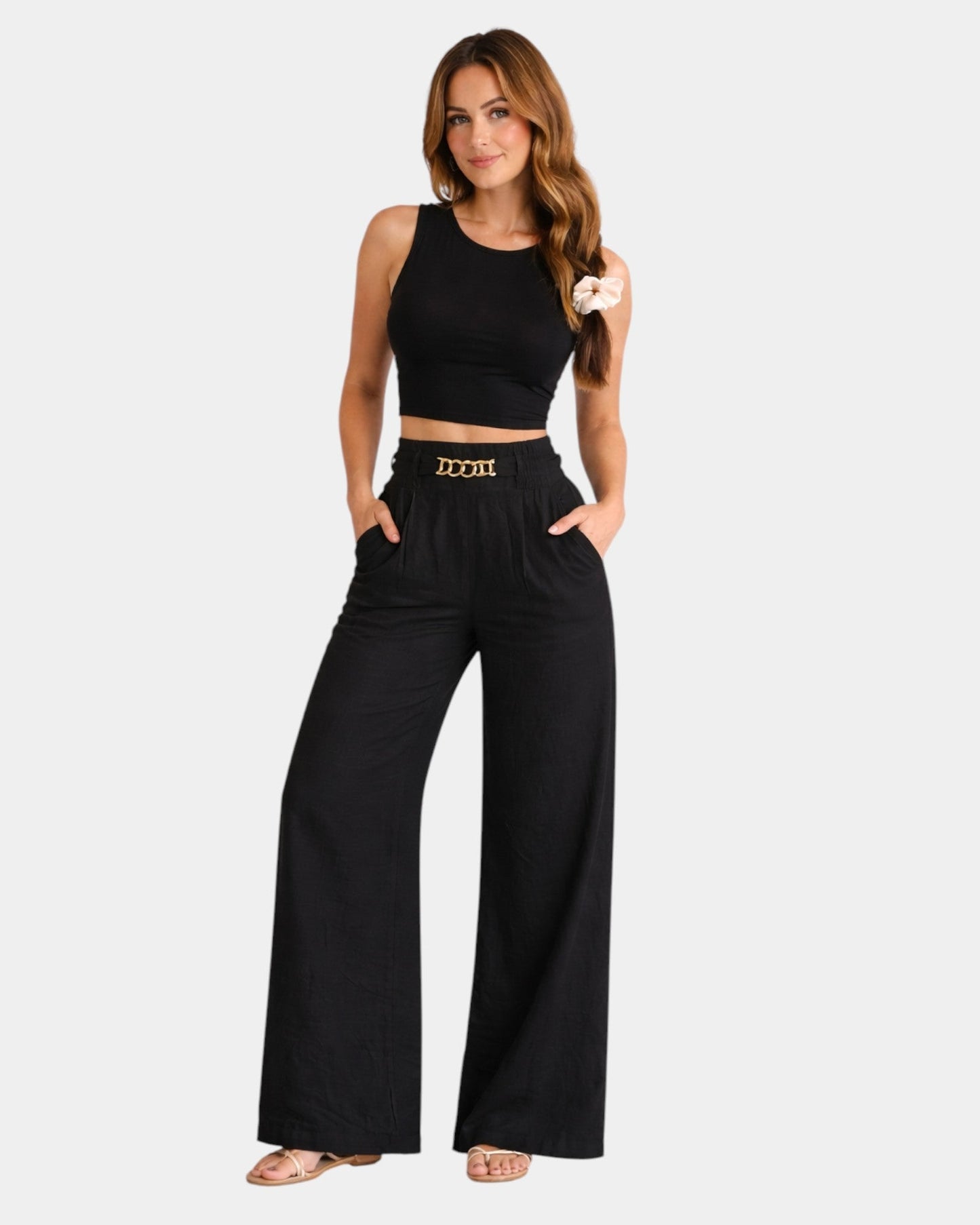 Audrey | Pantalones anchos y elegantes