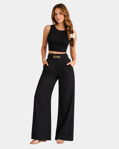 Audrey | Pantalones anchos y elegantes