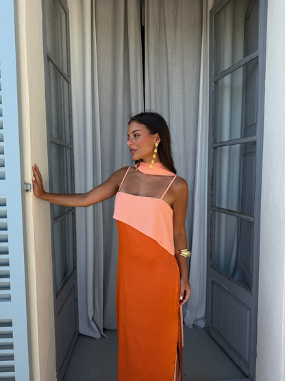 Joanna | Vestido en naranja