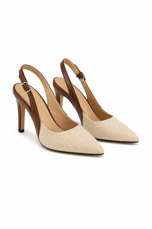 Amaya | Zapatos de tacón con punta abierta