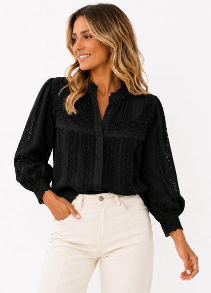 Flora | Blusa elegante bordada