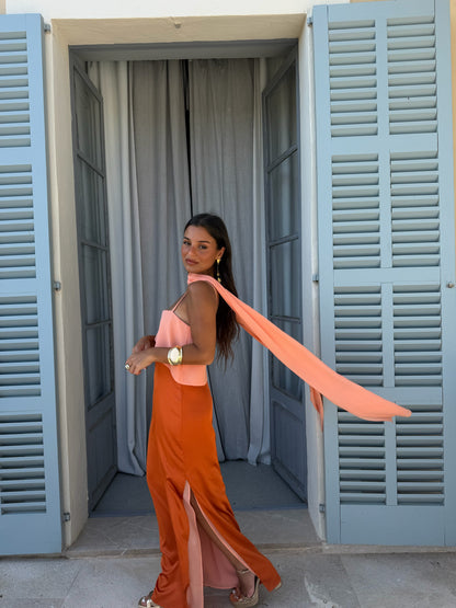 Joanna | Vestido en naranja