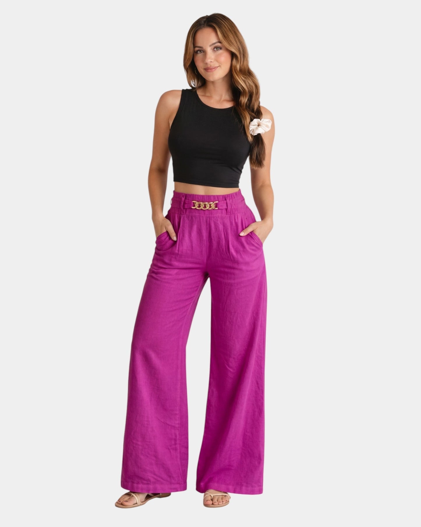 Audrey | Pantalones anchos y elegantes