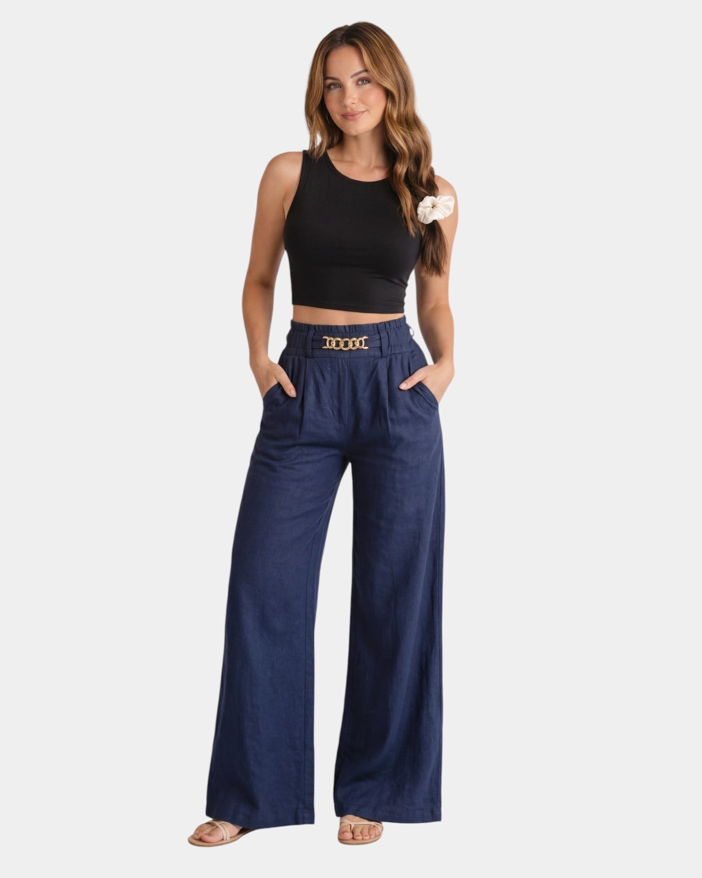 Audrey | Pantalones anchos y elegantes