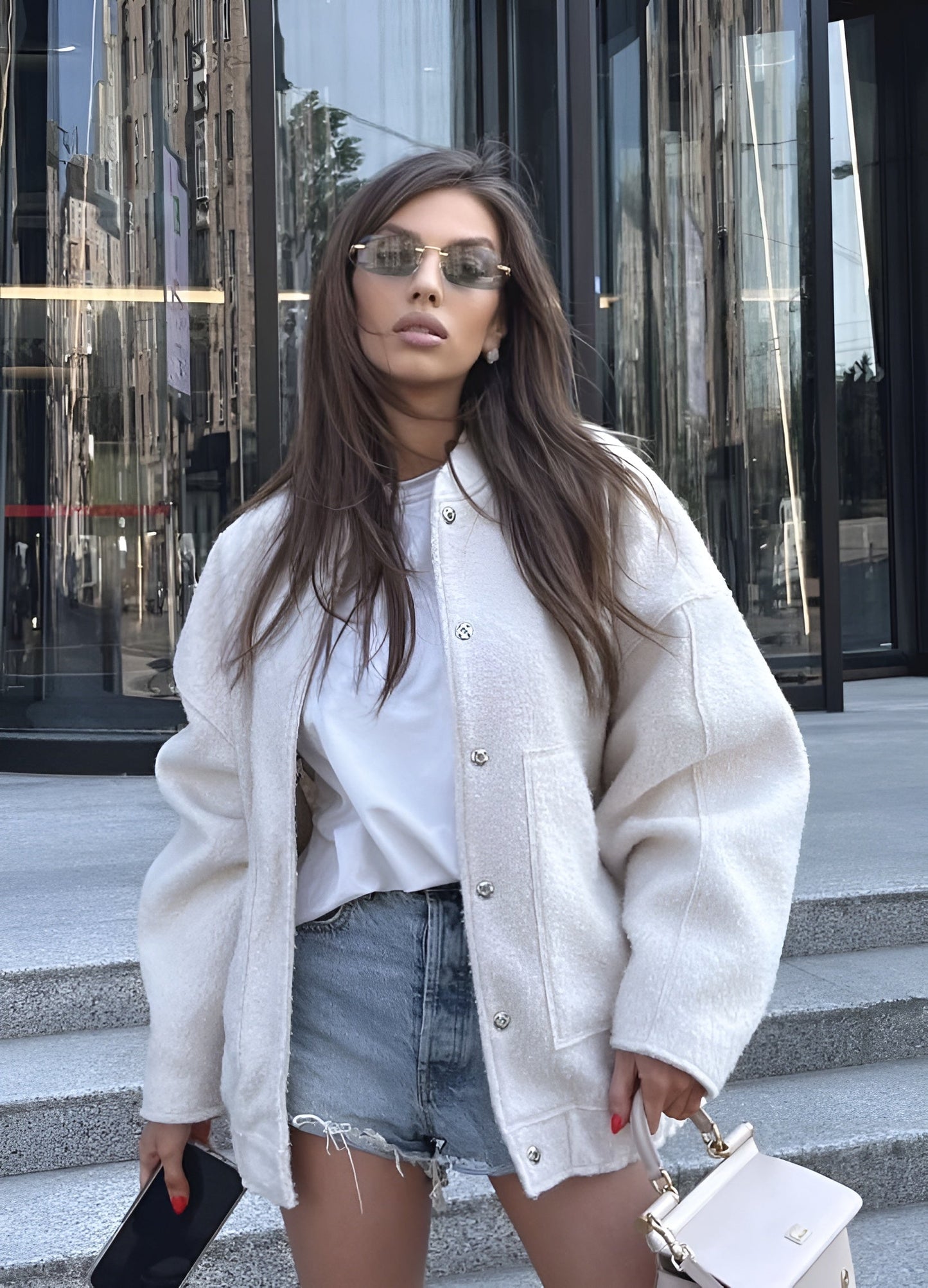 Nola | Chaqueta bomber oversize