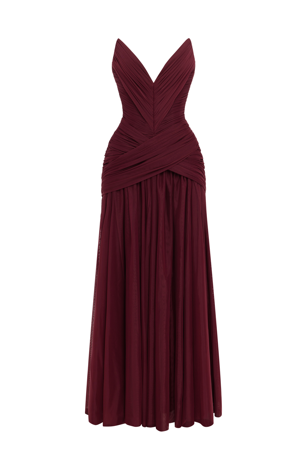 Persephara | Vestido largo - Laca de cerezo