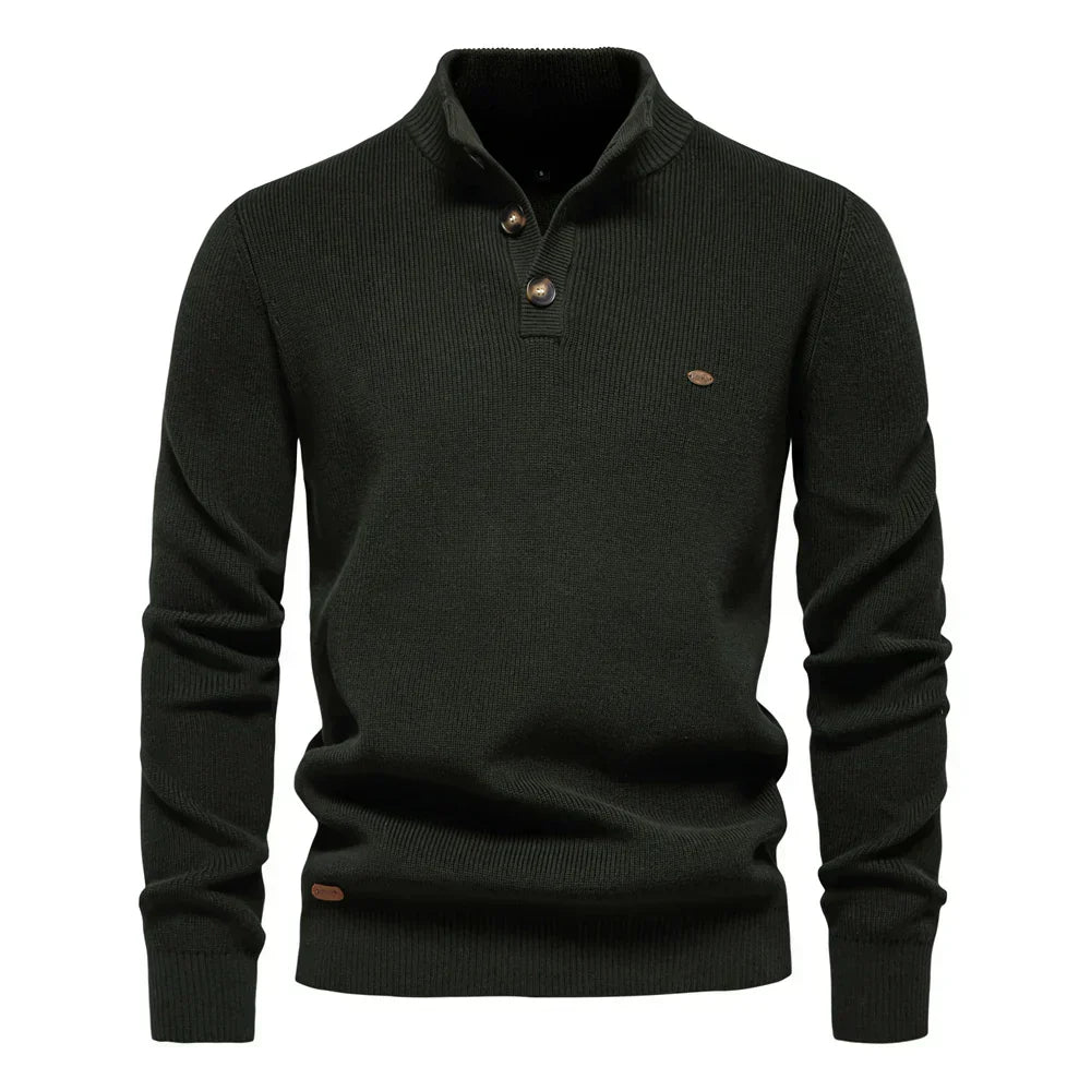 Konrad/ jersey de hombre con diseño de botones
