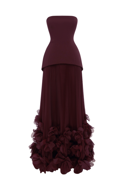 Isadora | Vestido Burdeos
