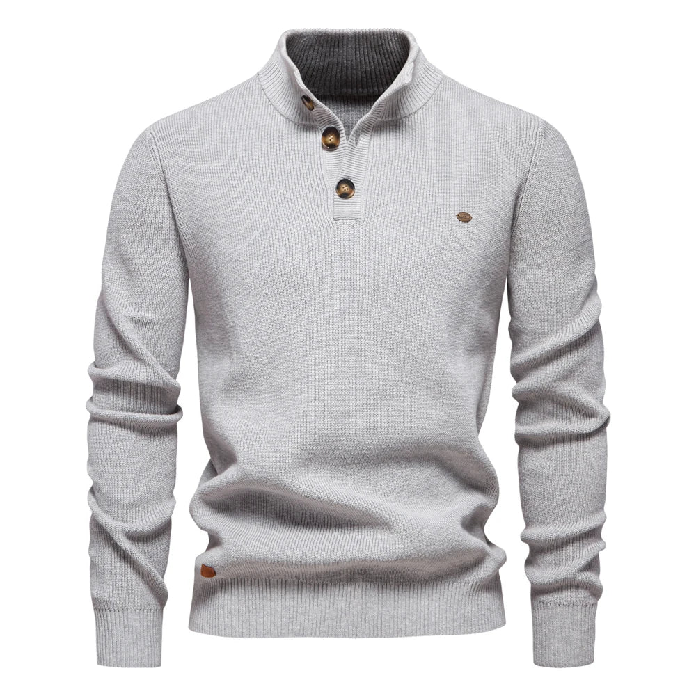 Konrad/ jersey de hombre con diseño de botones
