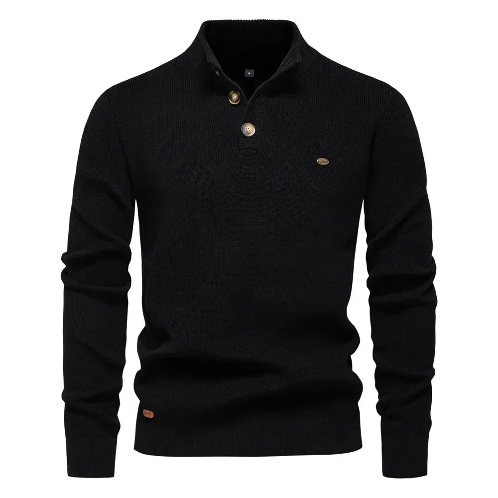 Konrad/ jersey de hombre con diseño de botones