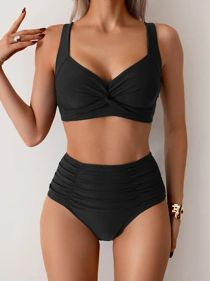 Alessia | Conjunto de bikini de verano de talle alto