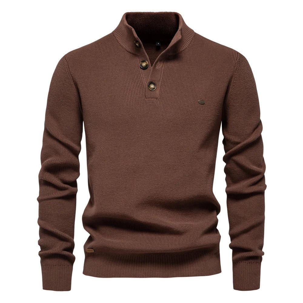 Konrad/ jersey de hombre con diseño de botones