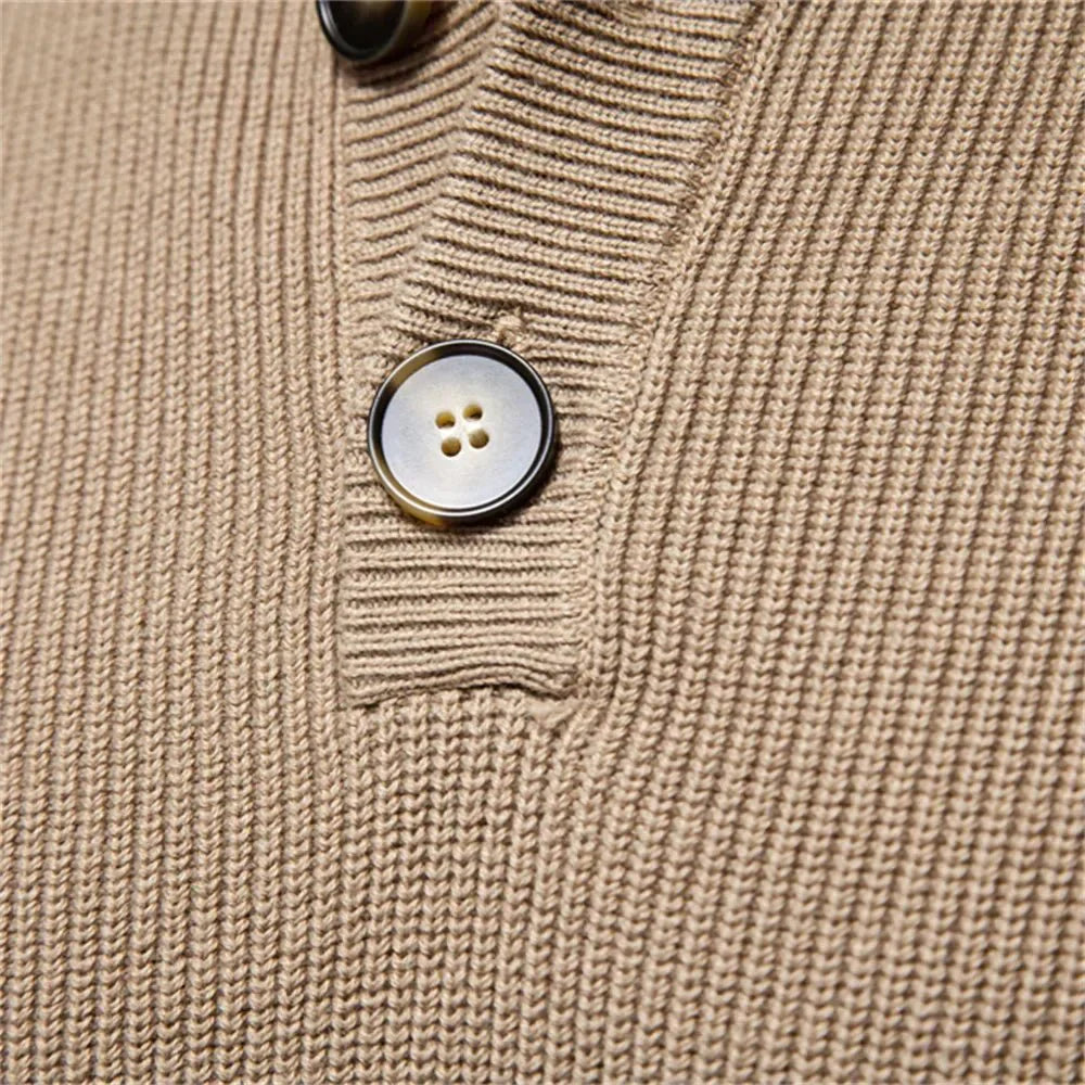 Konrad/ jersey de hombre con diseño de botones