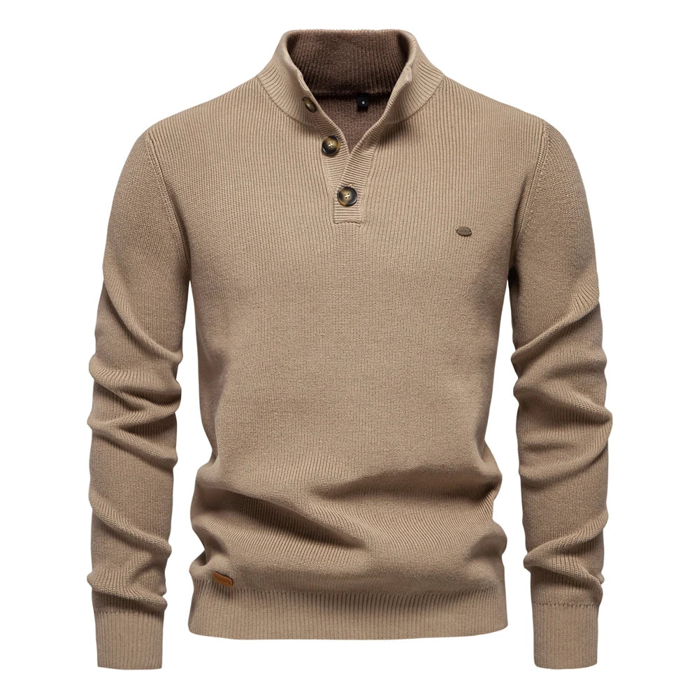Konrad/ jersey de hombre con diseño de botones