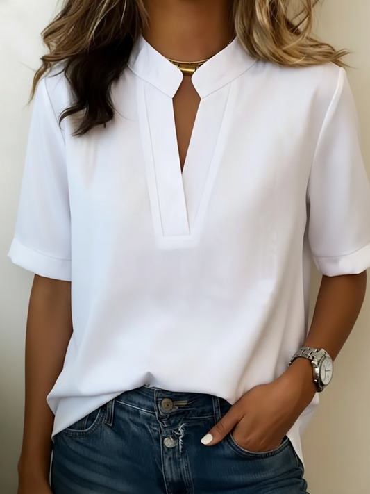 Zaya | Blusa elegante con cuello en V