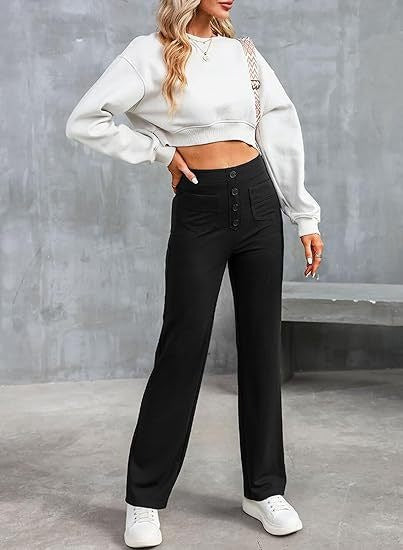 Frieda | Pantalones de cintura alta y pierna ancha
