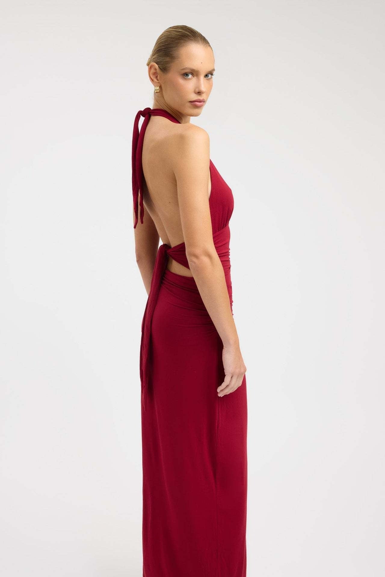 Carmen | Vestido largo con cintura fruncida