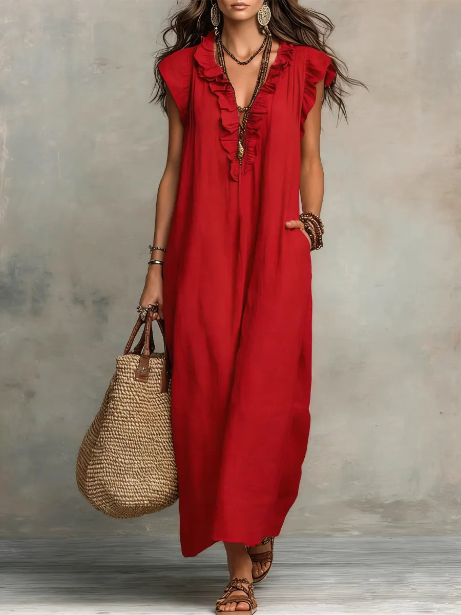 Camelia | Vestido largo de estilo bohemio