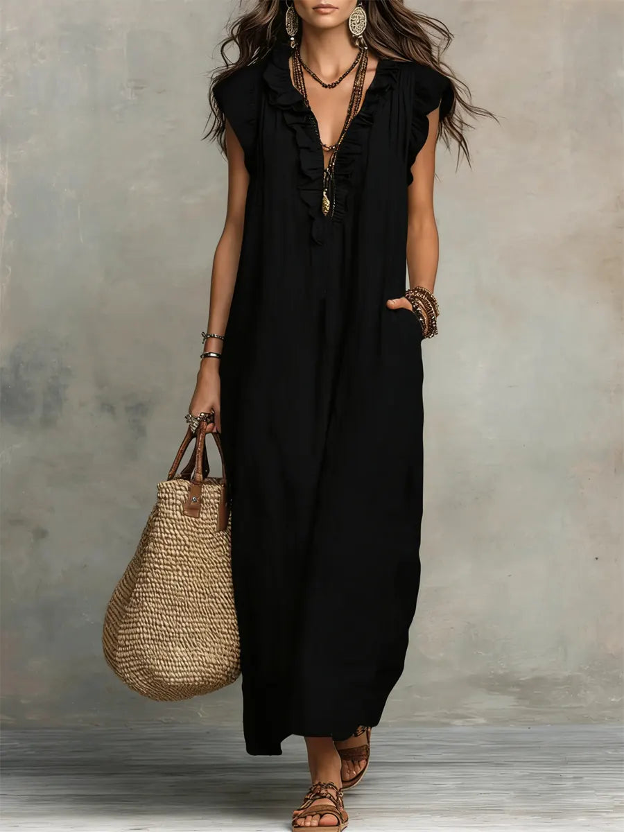 Camelia | Vestido largo de estilo bohemio