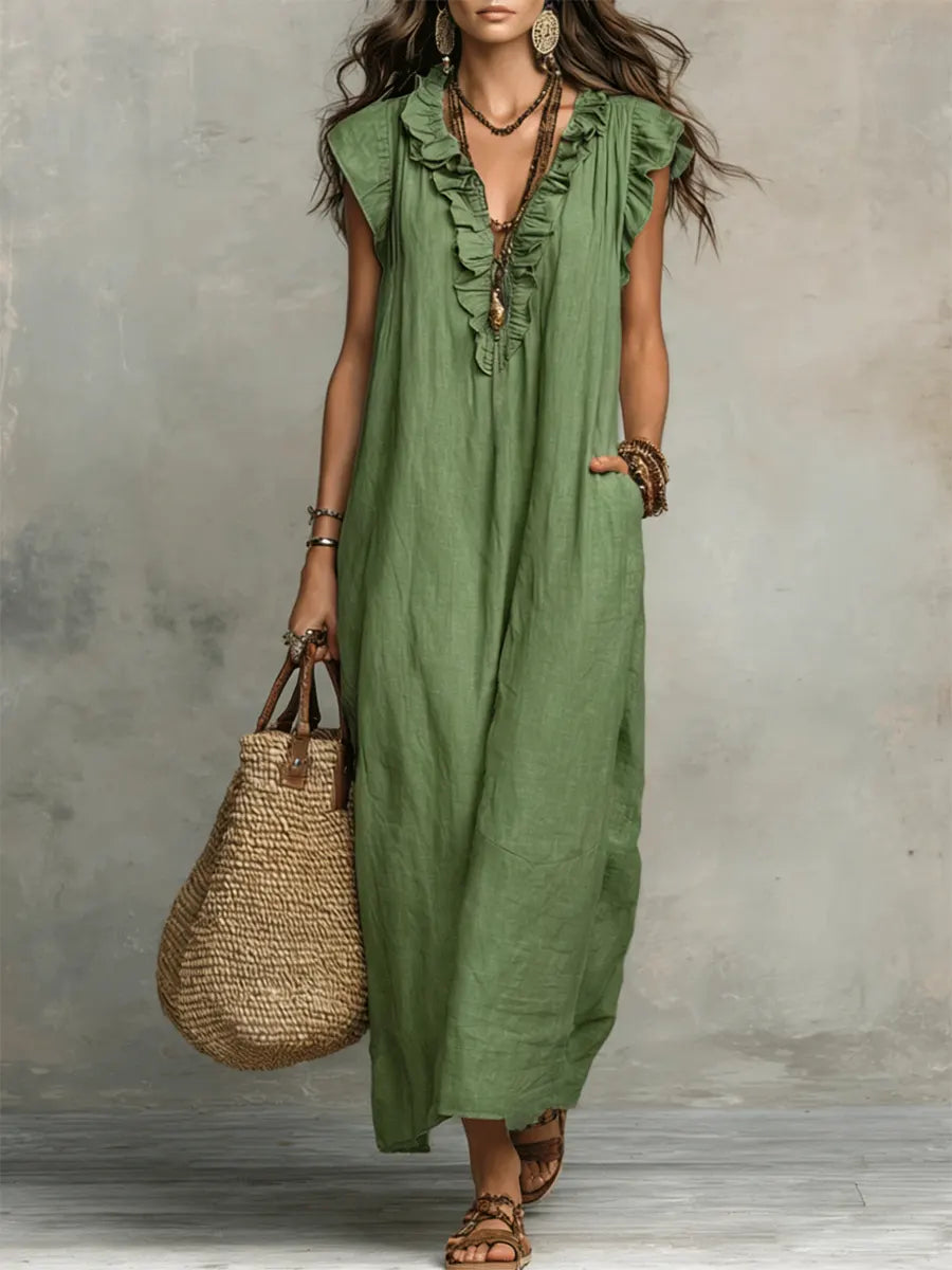Camelia | Vestido largo de estilo bohemio