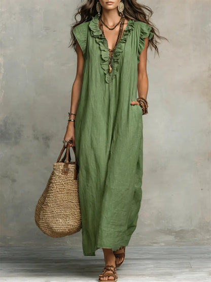 Camelia | Vestido largo de estilo bohemio