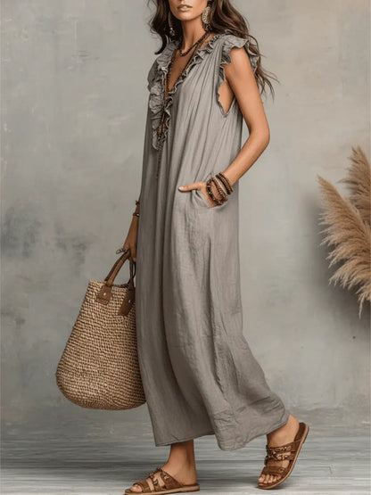 Camelia | Vestido largo de estilo bohemio