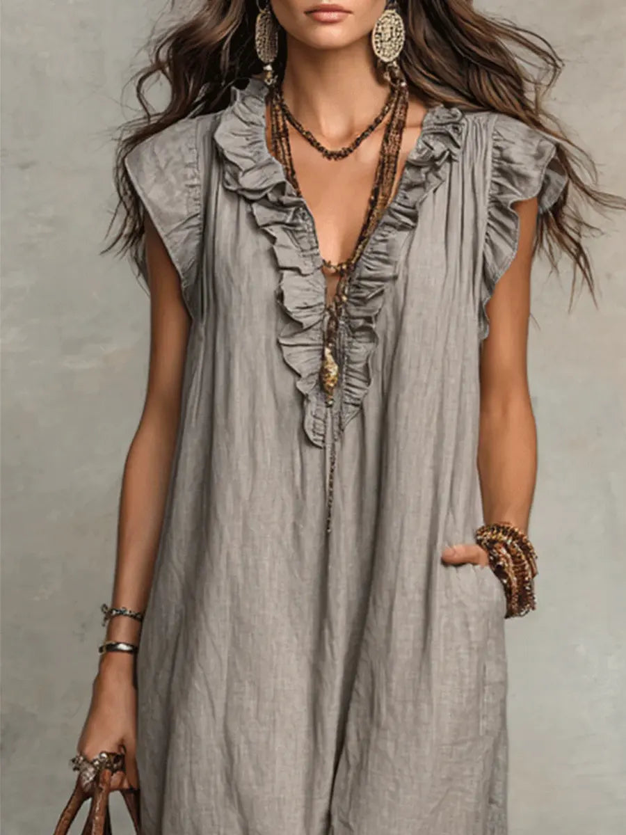 Camelia | Vestido largo de estilo bohemio