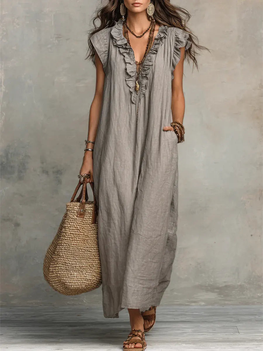 Camelia | Vestido largo de estilo bohemio