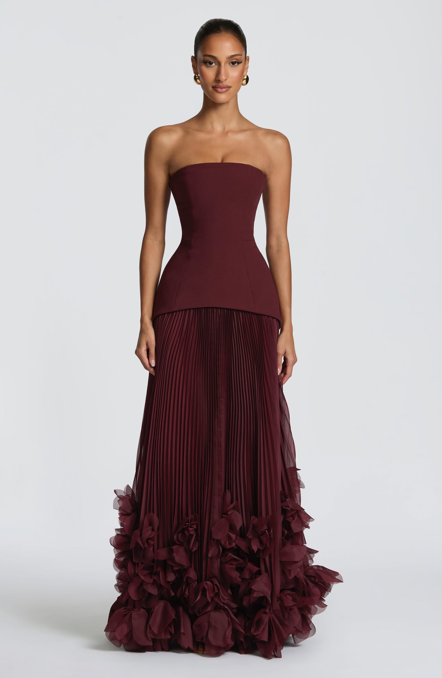 Isadora | Vestido Burdeos