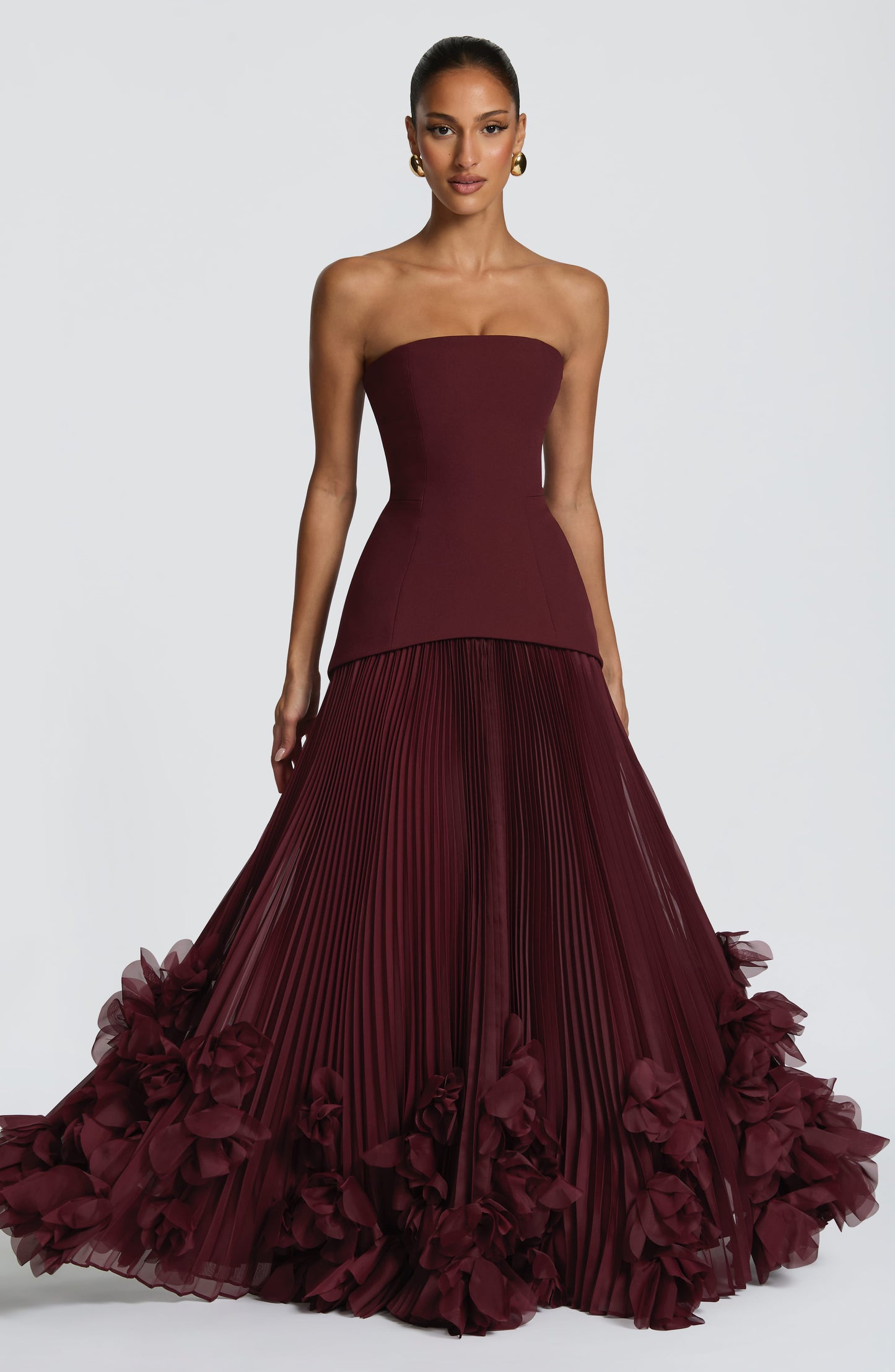Isadora | Vestido Burdeos
