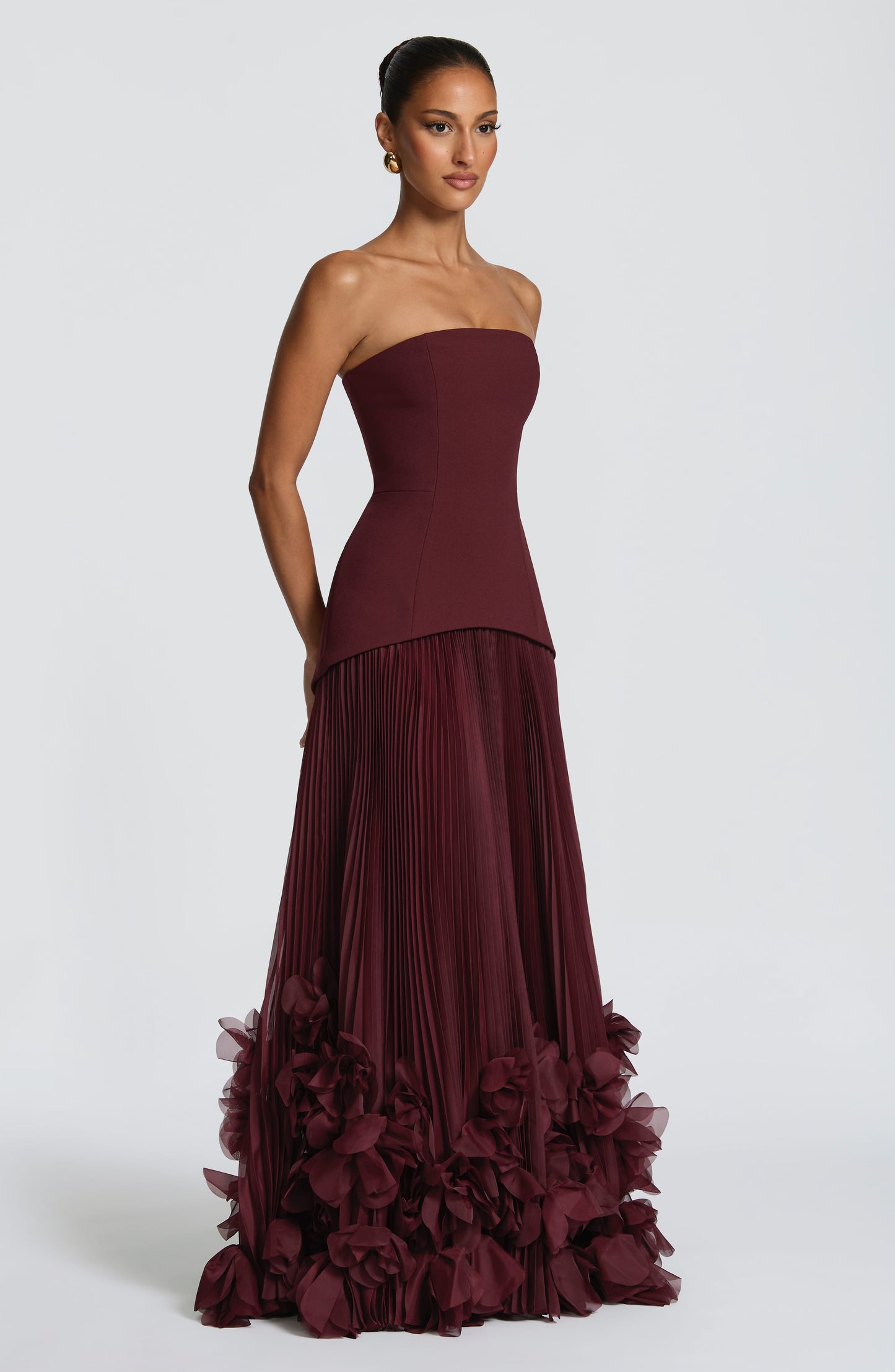 Isadora | Vestido Burdeos